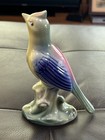 🐦Vintage Art Deco Tufted Titmouse Bird Figurine vibrant colors Royal Copley — photo 6