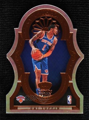 2020 Crown Royale Air to the Throne 24/99 LeBron James Obi Toppin Rookie RC 7y2