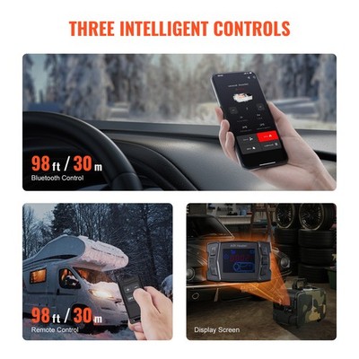 Uimoso 8KW Diesel Air Heater 12V/24V With Bluetooth APP Control - CY5002