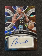2023-24 Panini Spectra Bennedict Mathurin Autograph Radient Astral 33/49