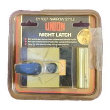 Union DY1027 Narrow Style Night Latch Lock NOS Sealed Made in England