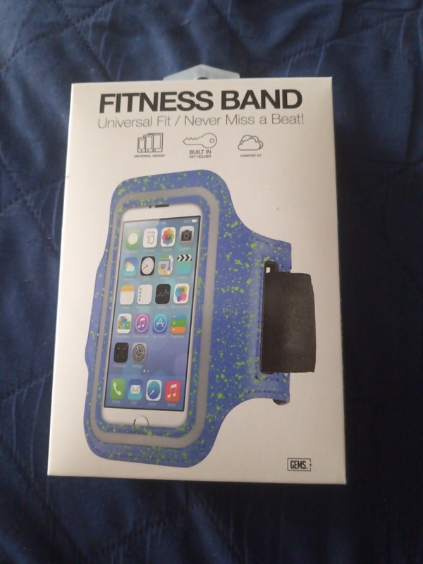 FITNESS BAND by GEMS Made for iPHONE 6, 5S, 5C, 5, 4S, 4 & iPOD Touch NEW IN BOX
