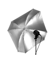Pair of DynaLite 48" square soft-silver umbrellas pair 
