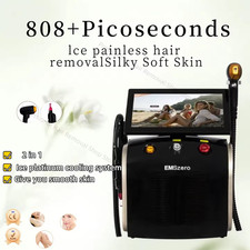 Picosecond Laser Tattoo Removal 2 in 1 Titanium Diode Laser Hair Removal Machine