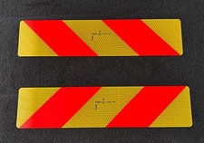 Pannelli rifrangenti OMOLOGATI E1 per motrice kit da 2 pezzi in PVC o alluminio