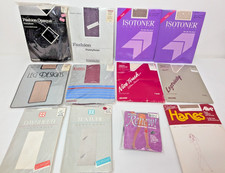 Vtg Pantyhose Lot Size B/Medium Isotoner Montgomery Ward Legtricity Hanes Renew