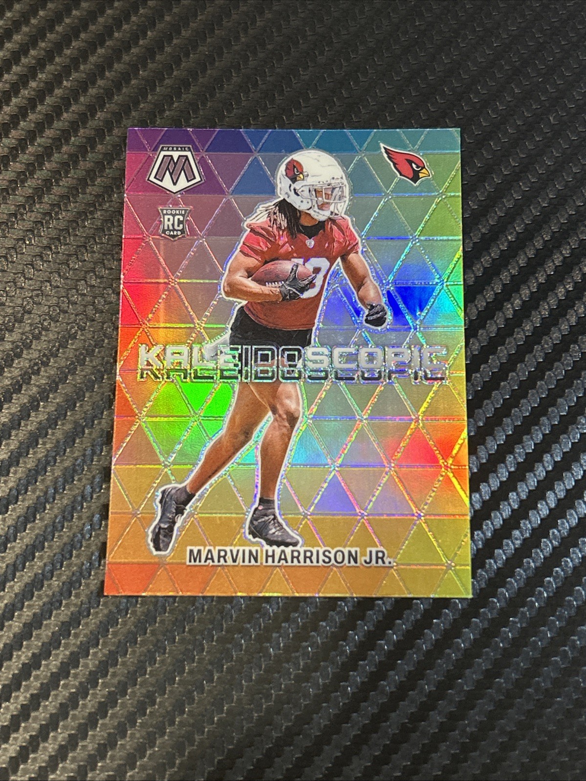 2024 Mosaic Kaleidoscopic Marvin Harrison Jr. Cardinals Rookie Case Hit (RC)