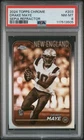 2024 TOPPS CHROME ROOKIE SEPIA REFRACTOR #203 DRAKE MAYE PSA 8 PATRIOTS