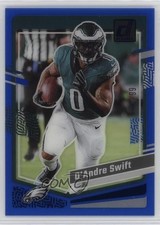 2023 Panini Clearly Donruss Blue 5/99 D'Andre Swift #39 16wc