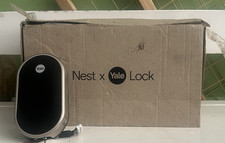 Nest X Yale Lock satin Nickel USED NO KEYS FAST SHIP