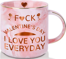 Valentines Gifts for Her,12 OZ Funny Coffee Mug, Cute Gifts for Women Girlfriend
