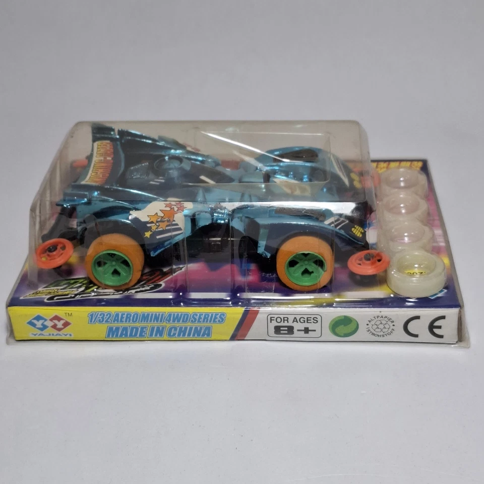 1/32 Aero Mini 4WD Series Yajiayi No Tamiya Boot Leg New With Box - Immagine 3 di 4