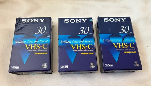 Sony VHS-C Camcorder Video Cassette 30m - Picture 4 of 4