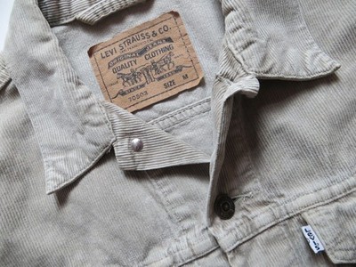 Levi's Cord Jeans Jacke Cordjacke Gr. M Lot 70503 Vintage Trucker Jacket, KULT !