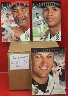 1996 Donruss Leaf Studio 150 Card Set Excellent or Near Mint or Better HOF'S