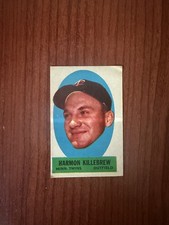 1963 Topps Harmon Killebrew Peel-Off with Instruction Back