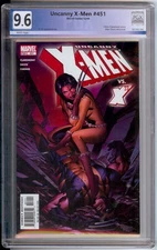 UNCANNY X-MEN #451 PGX 9.6.   "X-23 APPEARANCE "