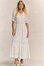 LoveShackFancy White Minka Dress NWT Size 2
