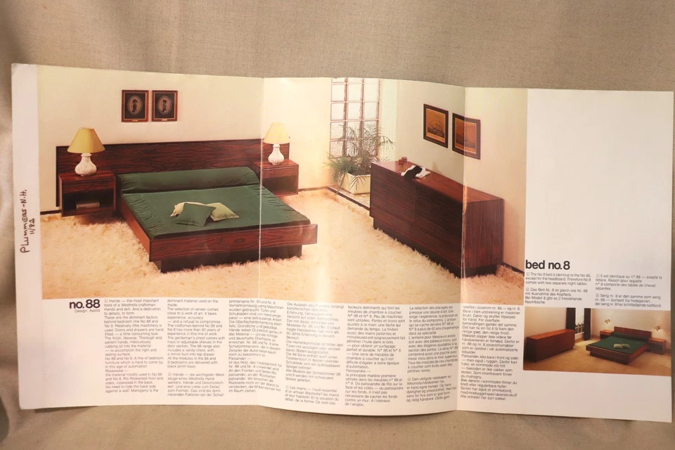 Westnofa Rosewood No. 88 Furniture Advertising Brochure / Flyer - Image 4 of 4