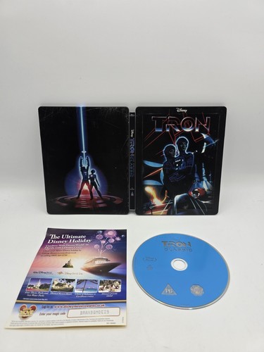 DINEY'S TRON (1982) - UK EXCLUSIVE BLU RAY STEELBOOK - VERY RARE