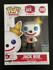 Funko Pop! Ad Icons #100 Jack In The Box Vinyl Figure 2020 Summer Convention New