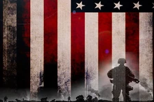 US MILITARY ARMY AIR FORCE SOLDIER STRETCHED CANVAS WALL ART READY TO HANG MC54