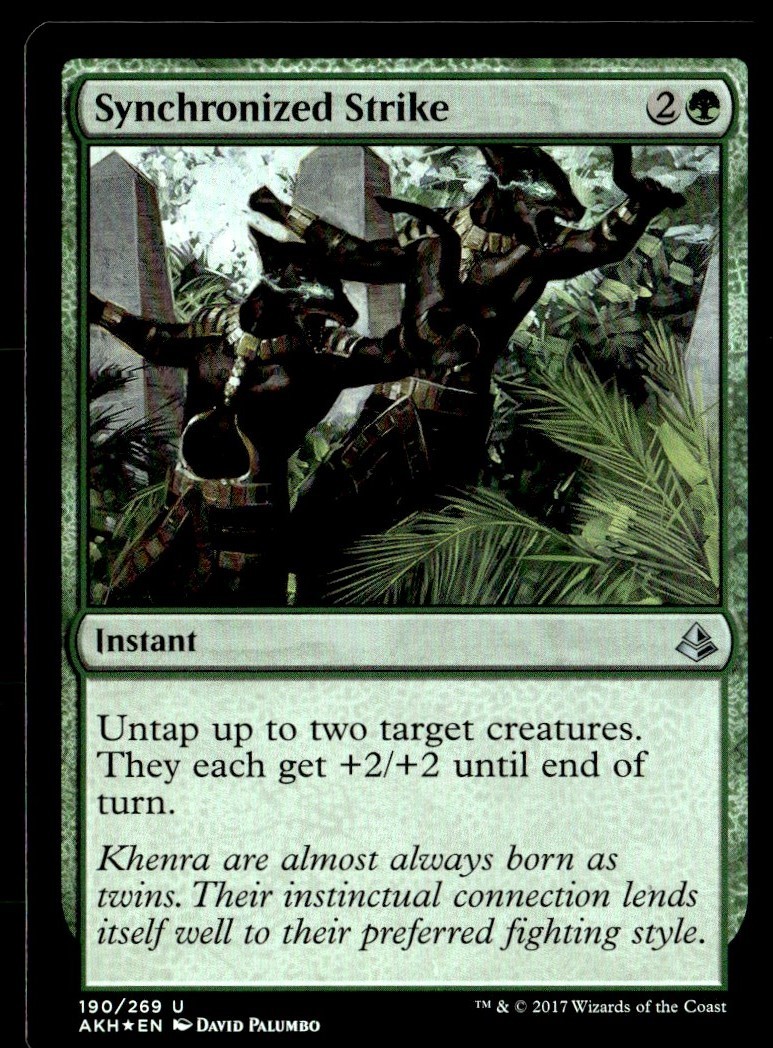 2017 Amonkhet Foil  Synchronized Strike Expansion/Uncommon #190
