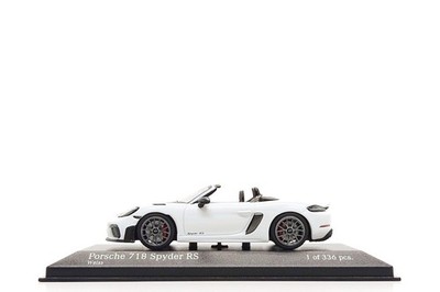 Minichamps 1:43 Porsche 718 Boxster Spyder RS (982) in White | eBay