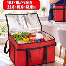 Insulated Food Delivery Bag Big Thermal Waterproof Pizza Bag for Catering Grocer
