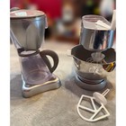 Pottery Barn Kenwood Chef Titanium Toy Kitchen Set Stand Mixer and Coffee Maker