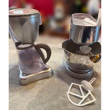 Pottery Barn Kenwood Chef Titanium Toy Kitchen Set Stand Mixer and Coffee Maker