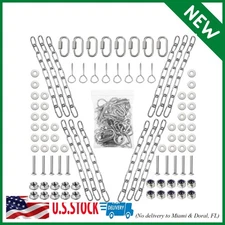 Complete Hanging Target Gong Mounting Kit AR500 3/8" Steel Shooting Mounting Kit