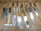 BROKEN DAMAGED Japanese Chef's Kitchen Knife Vintage Japan HOCHO TW773