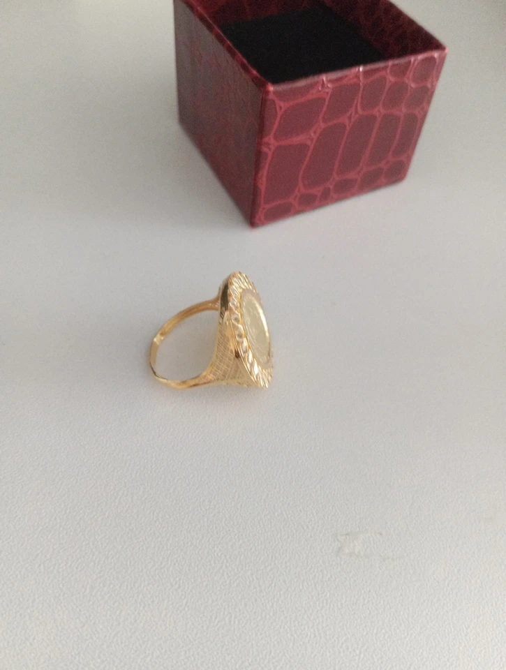 Bague Napoléon Or 18 Carrat Décoratif - Photo 3/4
