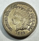 1862 Indian Head Cent 611 CHAU