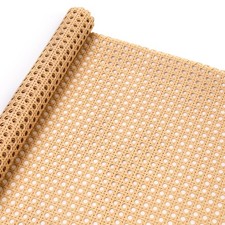 16" Width Plastic Cane Webbing Rattan Webbing Roll,Faux Cane Open Weave Mesh ...