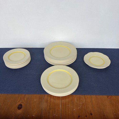 Seltene Vintage Royal Doulton "Radio Design" 30er Jahre Teil Essgruppe