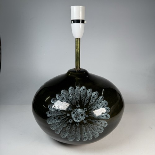 Large Lotus Studio Pottery Lamp Base, Stoke Gabriel Devon, M&E Skipwith - MCM - Foto 1 di 11