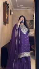 Pakistani Salwar Kameez Ready To Wear Dress Palazzo Suit Wedding Party Bollywood