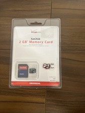 Sandisk 2 gb SD Card Micro SD Universal Full Size Adapter