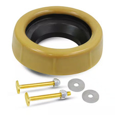 Toilet Wax Ring Kit, Toilet Gasket with Flange Universal Fit for 3 In. or 4 In.