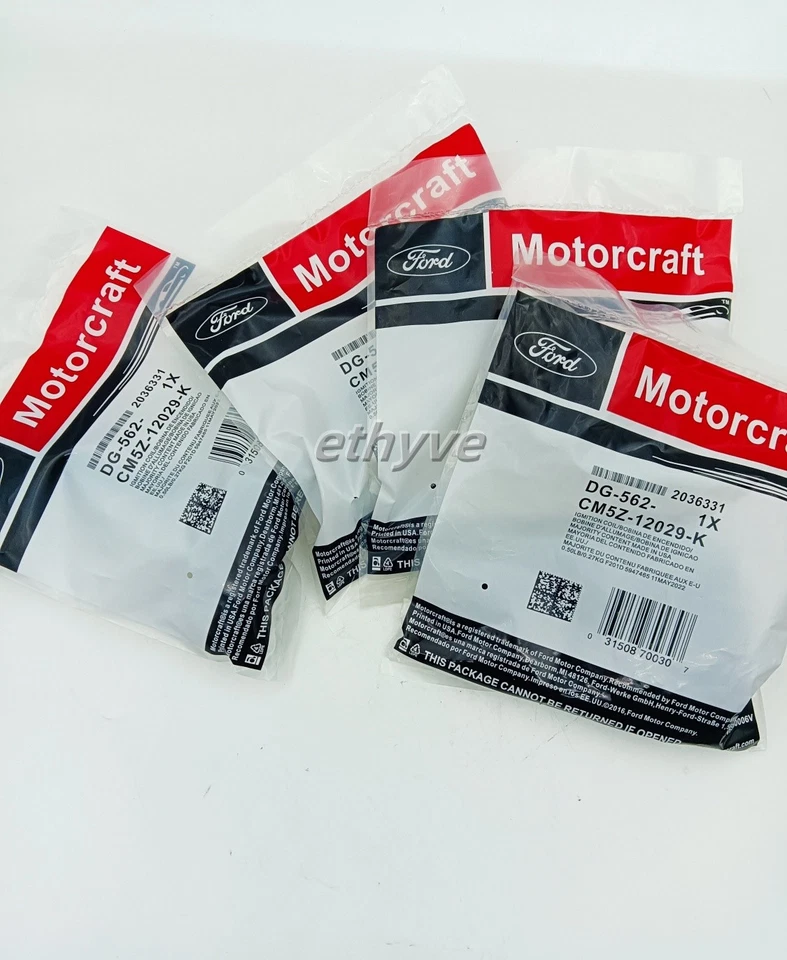4Pcs Ignition Coils Motorcraft DG562 For Ford Fusion Lincoln MKZ Focus Edge NEW - Image 2 of 4