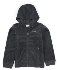 Columbia Long Sleeve Zip Up Fleece Hoodie Jacket Child /Youth 10-12