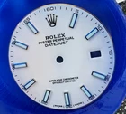 Rolex 126300, 126334 White stick markers dial pre-owned authentic 41mm