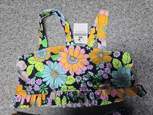 GIRLS - COTTON ON KIDS - SWIMMERS/BIKINI - SIZE 12 - PHOEBE RUFFLE - NEW - Picture 3 of 4