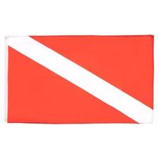 TAUCHFLAGGE 90x60cm FLAGGE TAUCHEN 60x90cm AZ FLAG