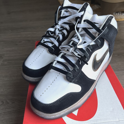 Nike Dunk High 'Slam Jam White Black' 10.5 Men's New See Description DA1639-101