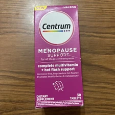 Centrum Complete Multivitamin Supplement Support Menopause 30 Tabs Exp 5/26 