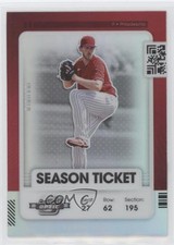 2021 Panini Contenders Season Ticket Optic Holo Prizm Aaron Nola #93 9pa