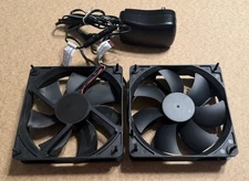 Cool Components Cabinet Cooling Fan Ventilation Kit 4.5” (120mm)  2 Fans